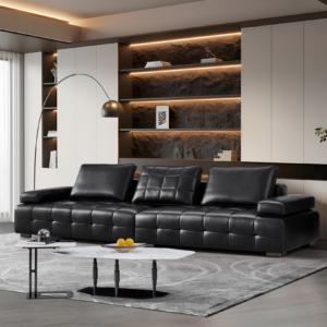 Lawrence sofa with functional S-807armrests