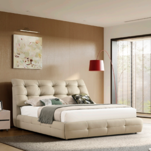 Puff plaid bed  B-857