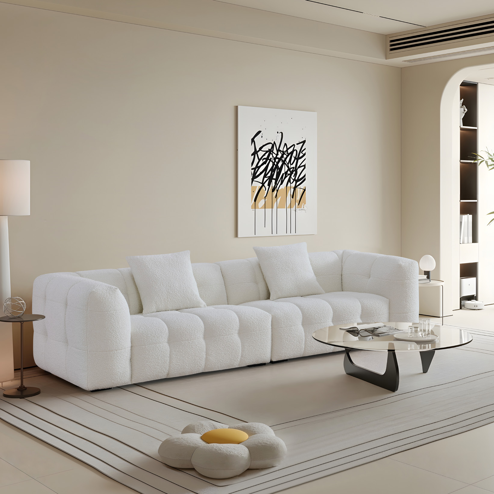 Cotton candy cloth sofa YM817C
