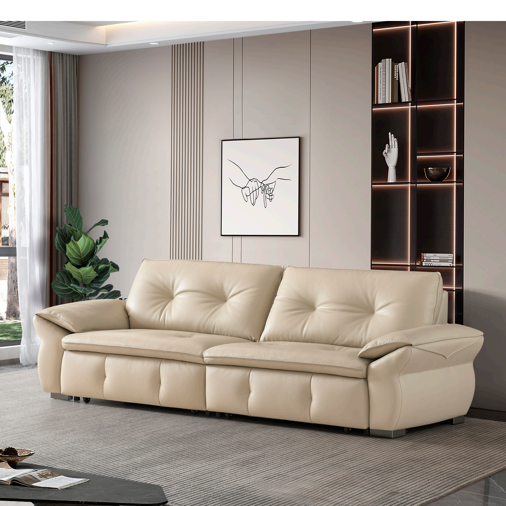 Milk soaked cloud sofa S-523