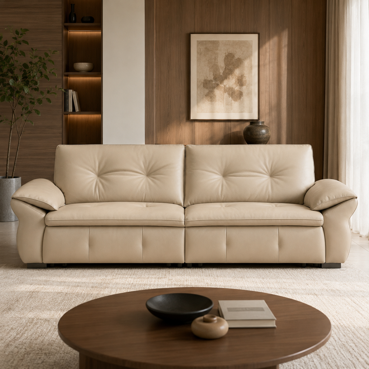 Milk soaked cloud sofa S-523 - 图片 4